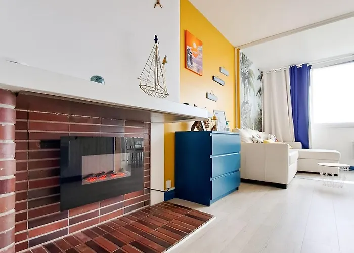L\'Escale - Vue Mer, Plage, Centre Ville, Ideal Pour Couple